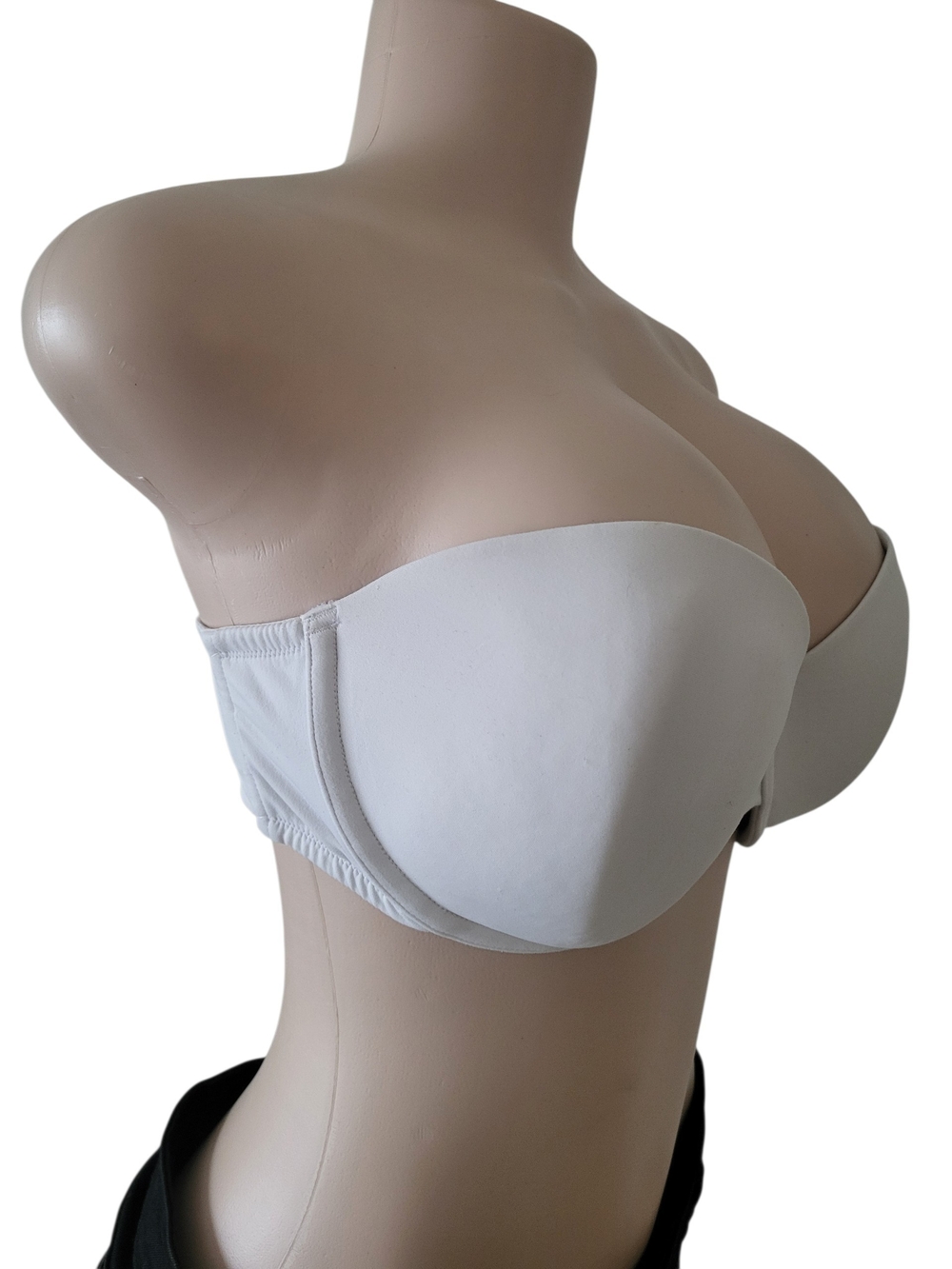 VS Strapless White Smooth Push-Up Bra